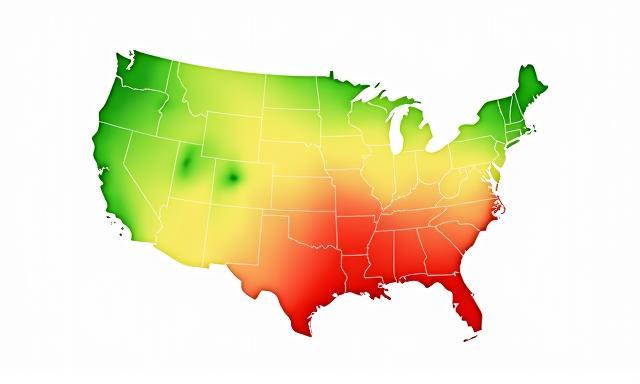 EV adoption heatmap